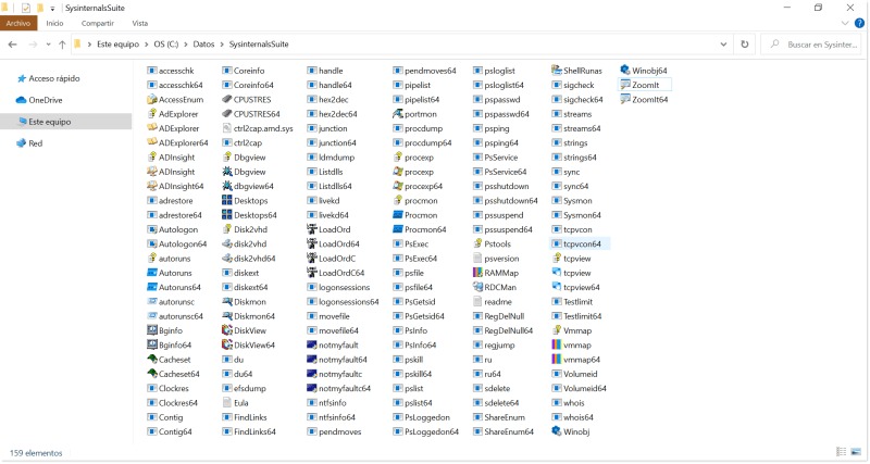 Outils pour l'administrateur système : SysInternals