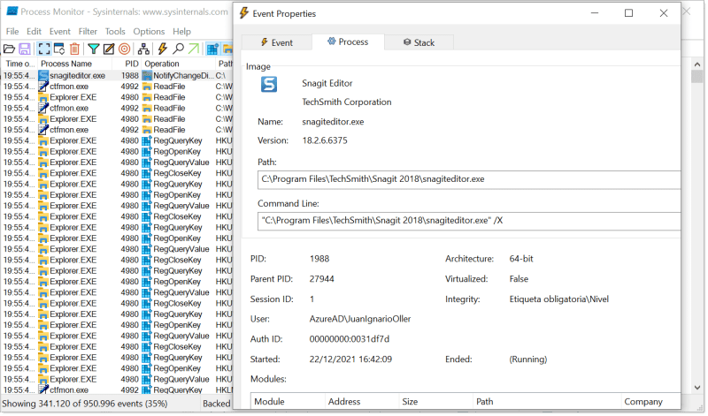 Outils pour l'administrateur système : Process Monitor
