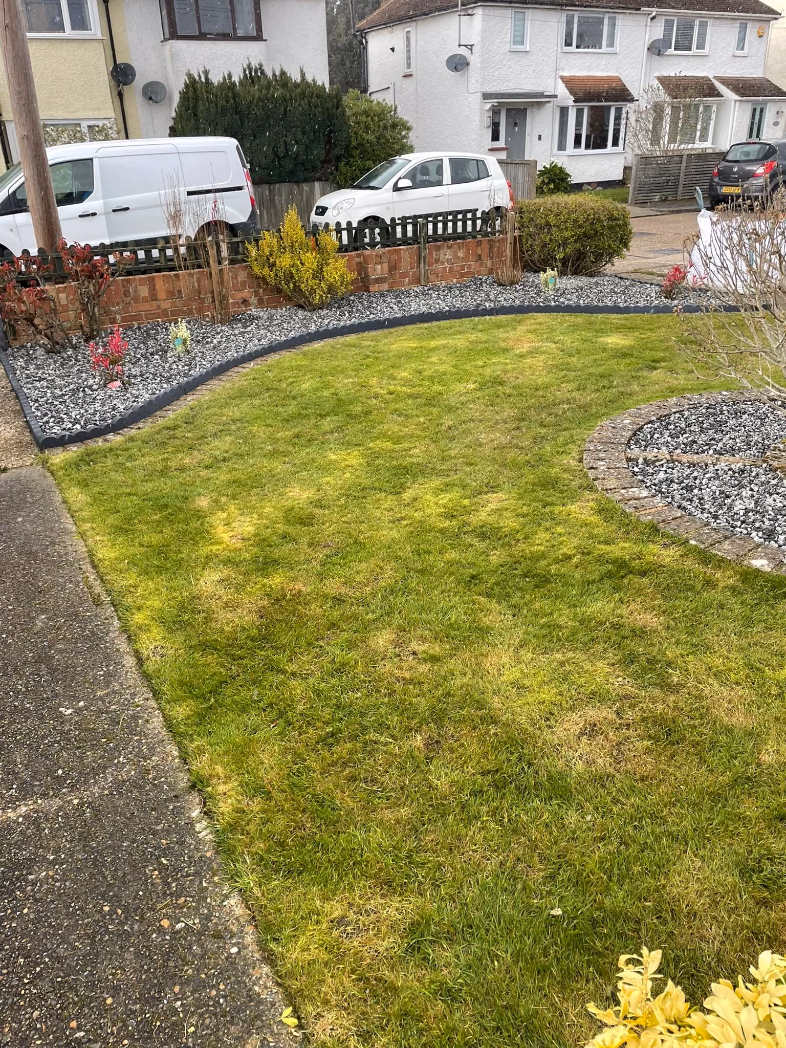 Customer project with decorative stones by J&J Aggregates