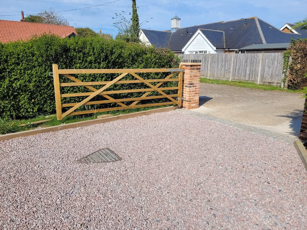 Customer project with decorative stones by J&J Aggregates