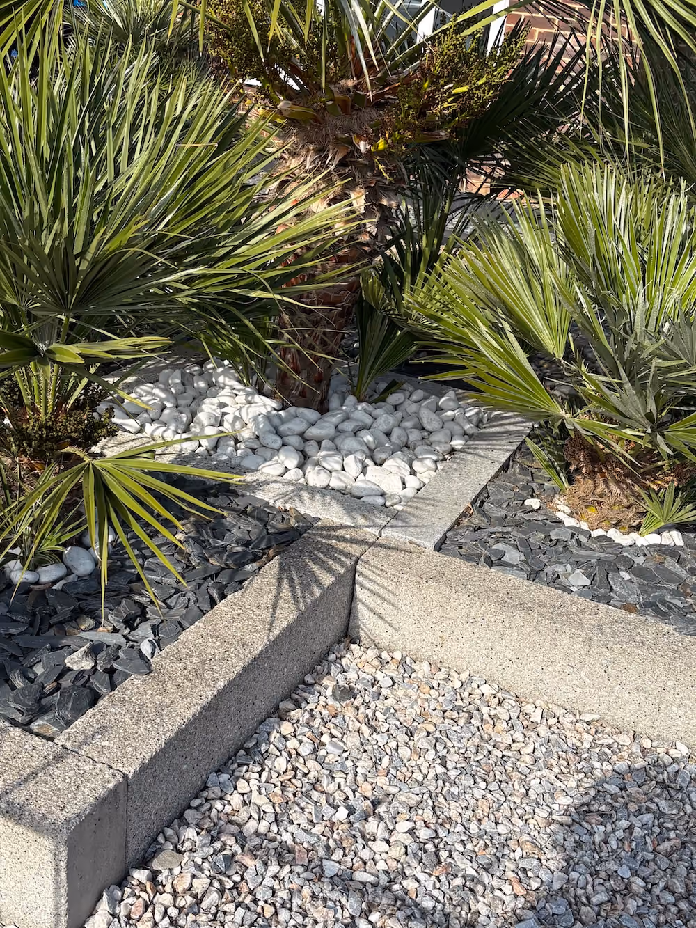 Customer project with decorative stones by J&J Aggregates
