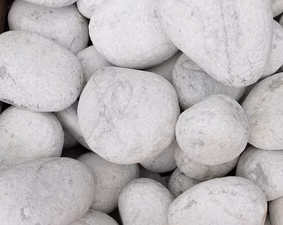 White Boulders c.250mm Crate (approx. 40)