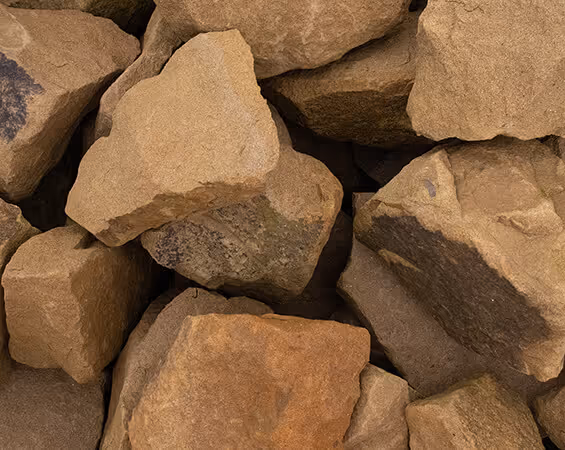 Yorkstone Brown Rockery c.250mm Crate (70pc)
