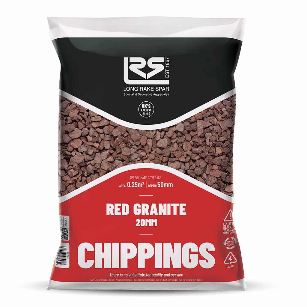 Red Granite 20mm 20kg bag