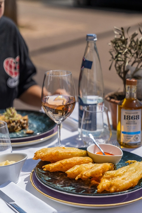 Terrasse du restaurant Charlot 1er à Cagnes-sur-Mer
