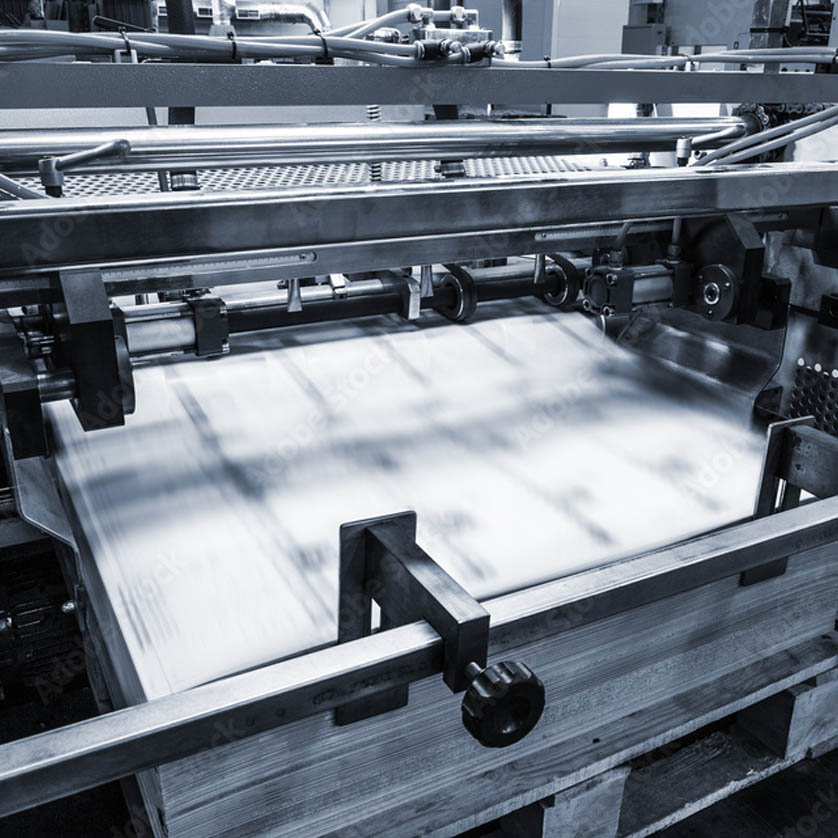 Grafica Exacta mesa de saída de maquina offset