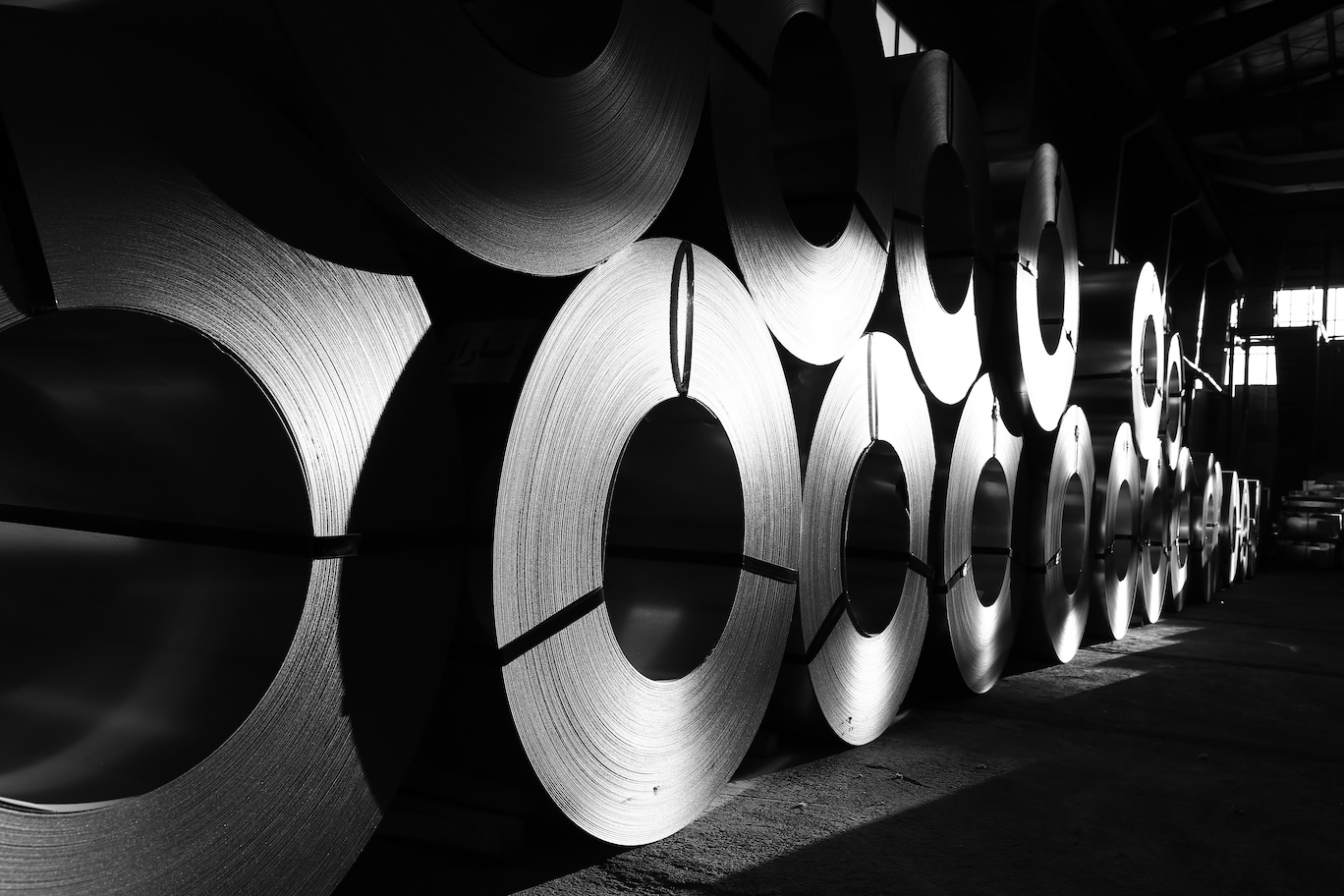 Rolls of steel coil, among the goods covered by the first EU CBAM certificate price