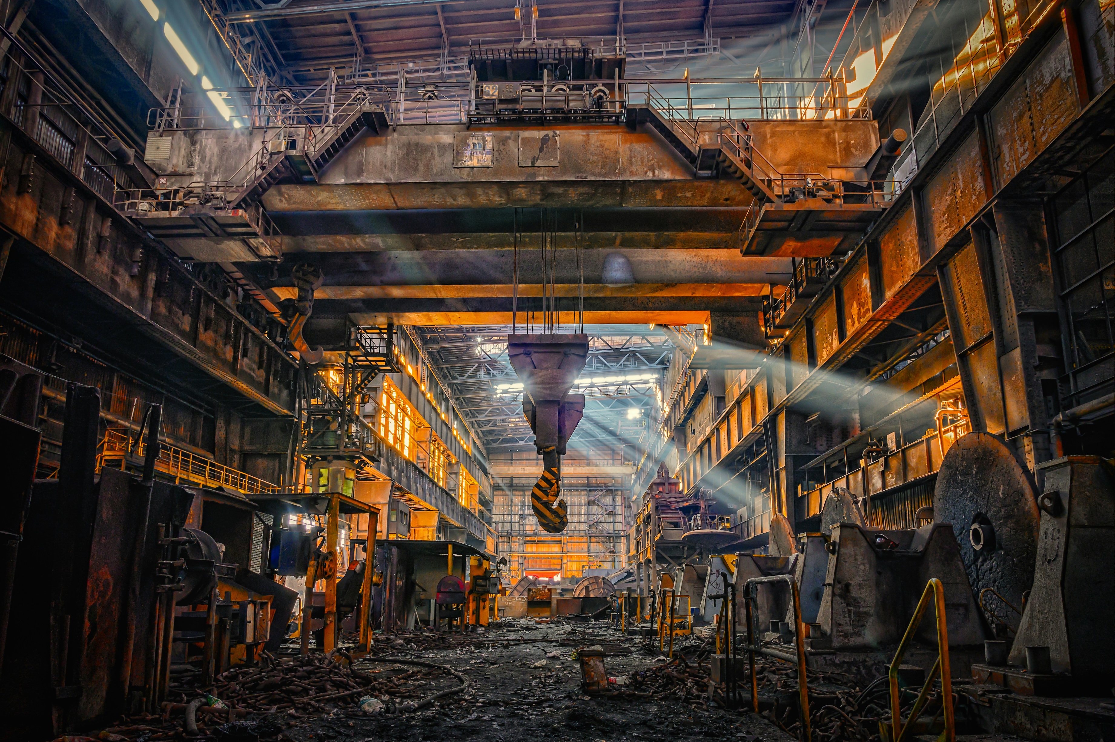 Inside a steel plant, illustrating how the free allocation adjustment reduces the CBAM bill