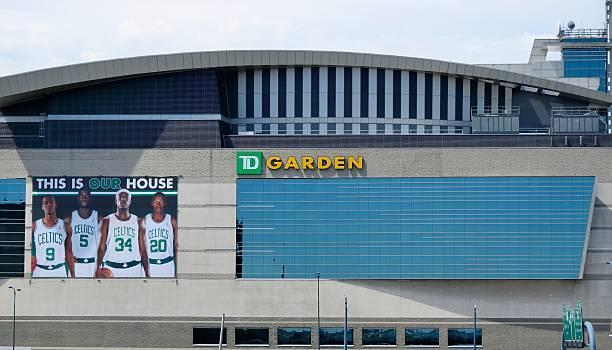 The TD Garden, also known as the Boston Garden, home to the NHL Boston Bruins, and NBA Boston Celtics.
