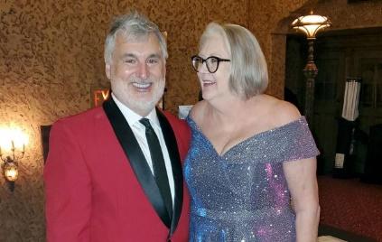 Numa Saisselin and Laurie Saisselin smiling at the camera