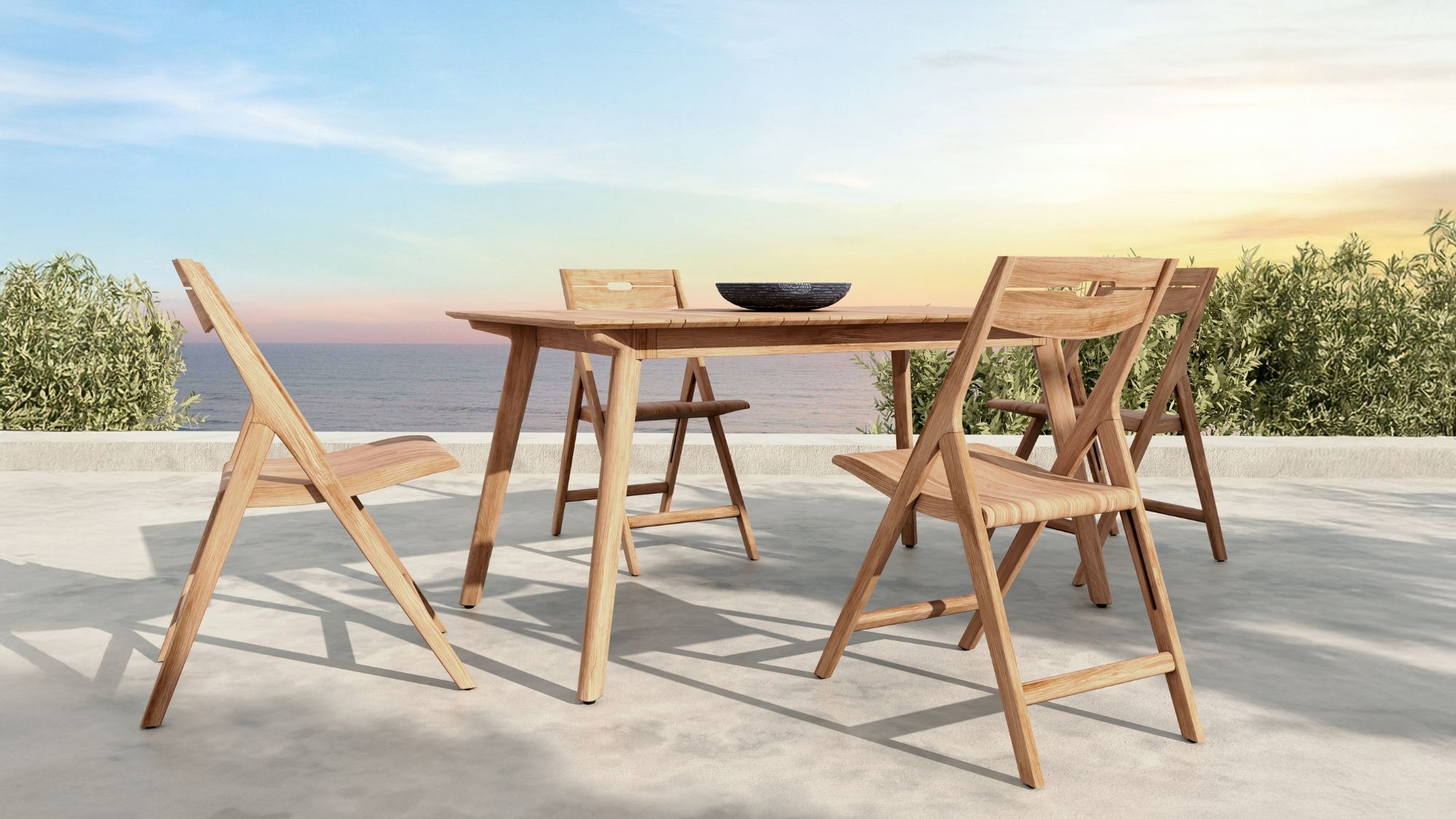 Teak dining set