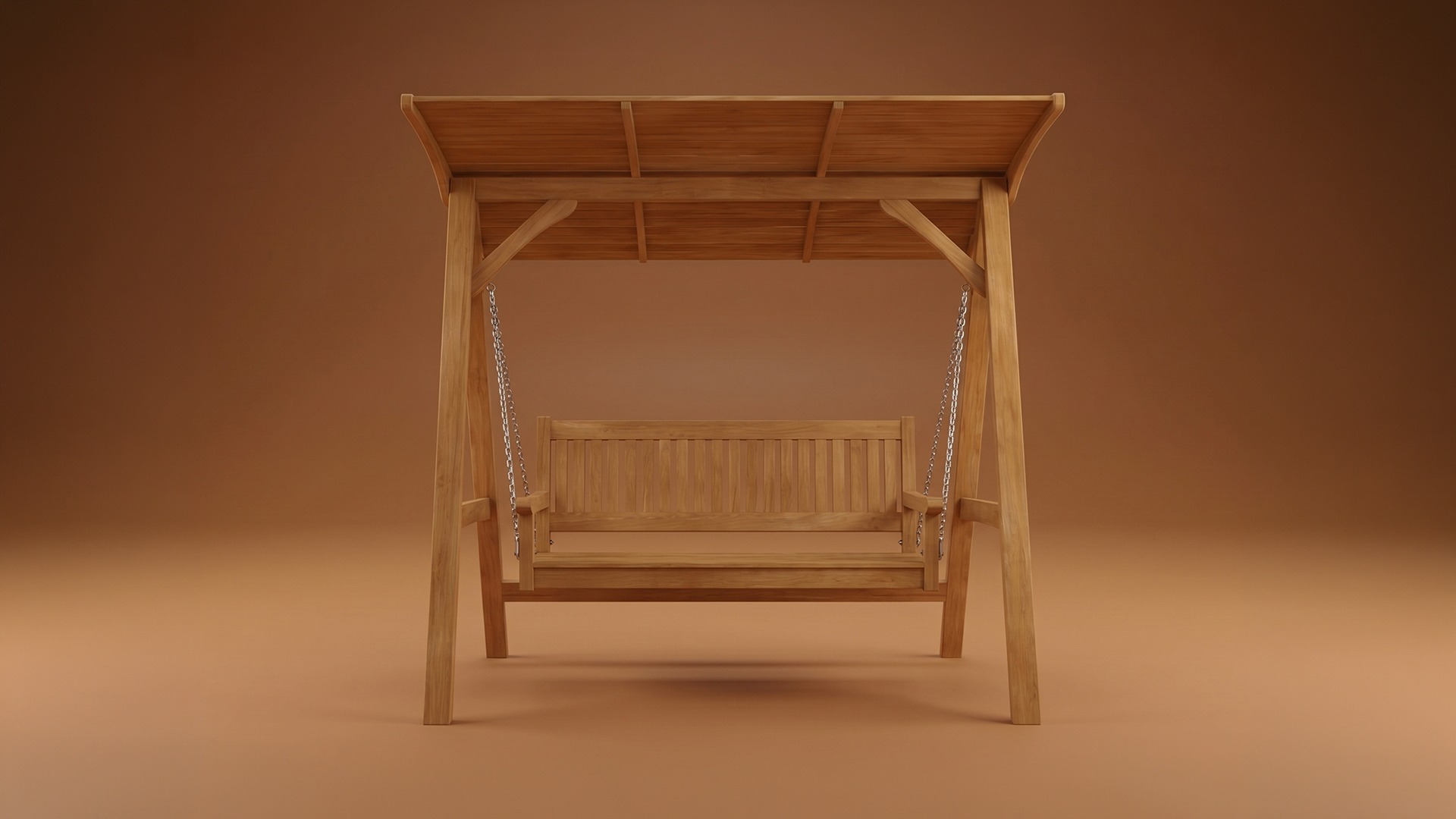 teak swing bench with canopy