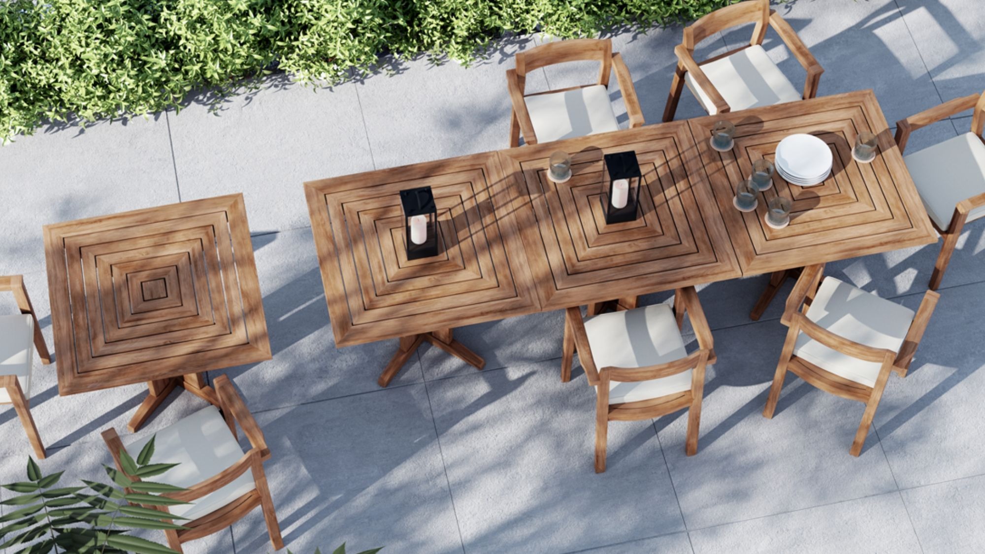 teak dining set
