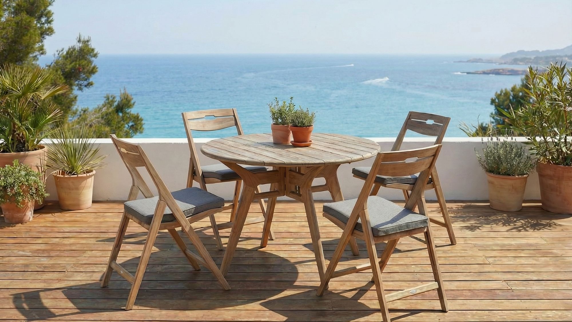 teak dining set