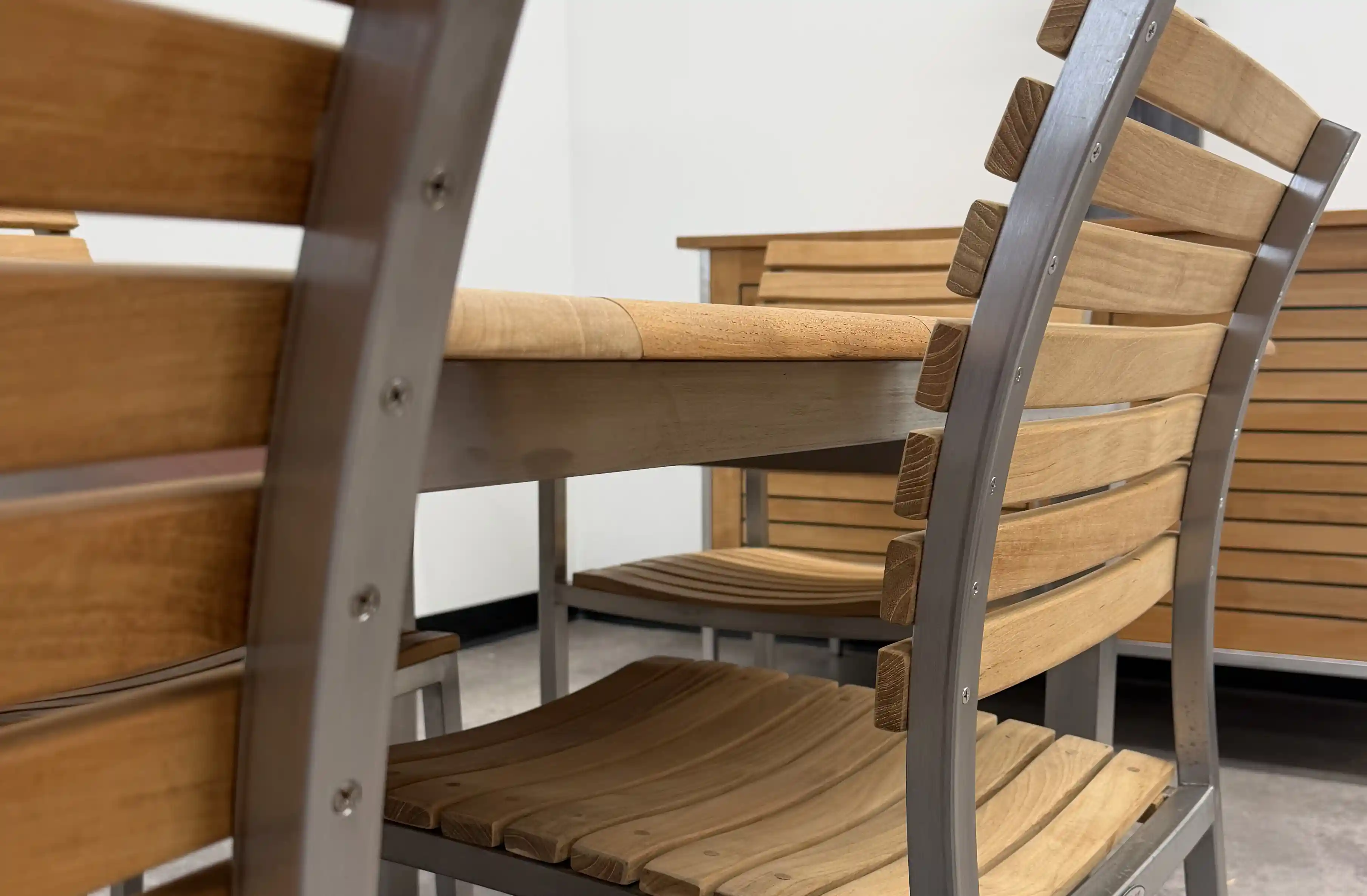 teak dining set