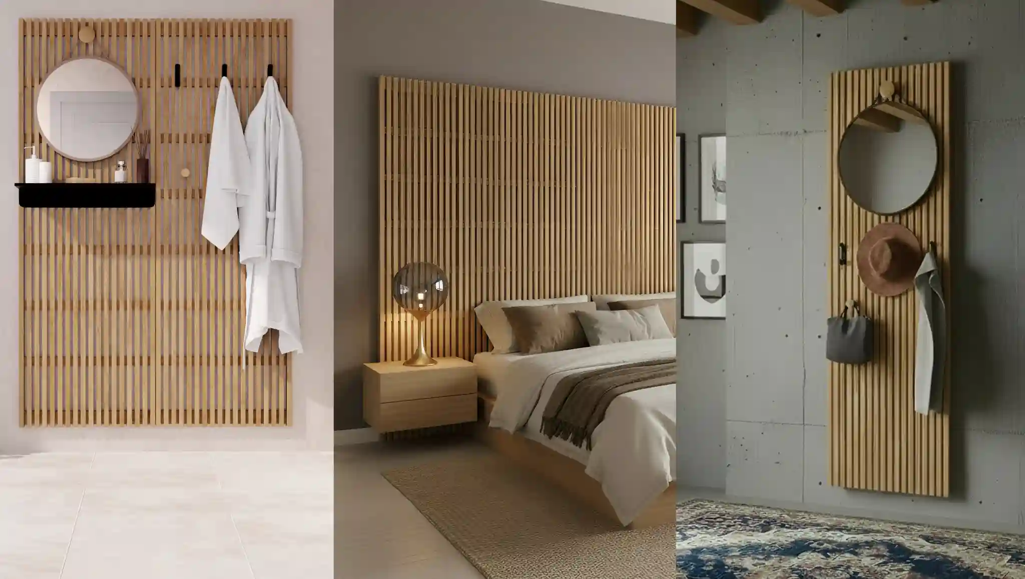 teak wall panels