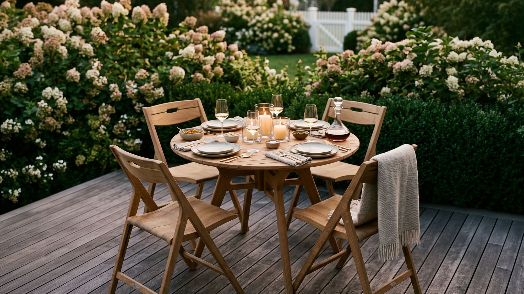 teak outdoor dining set
