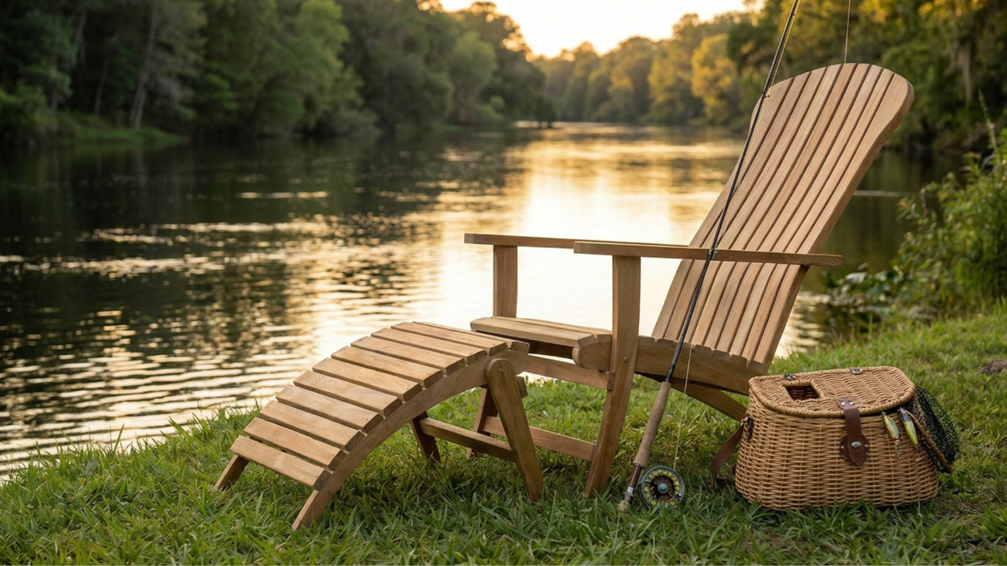 teak adirondack chair