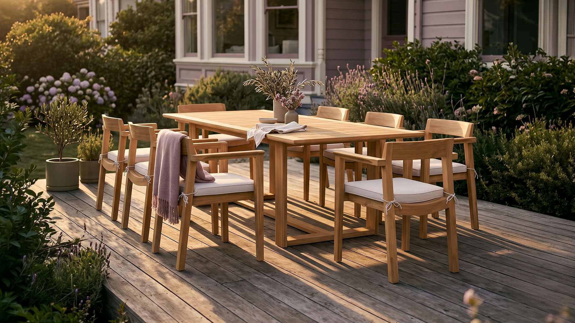 teak dining tables