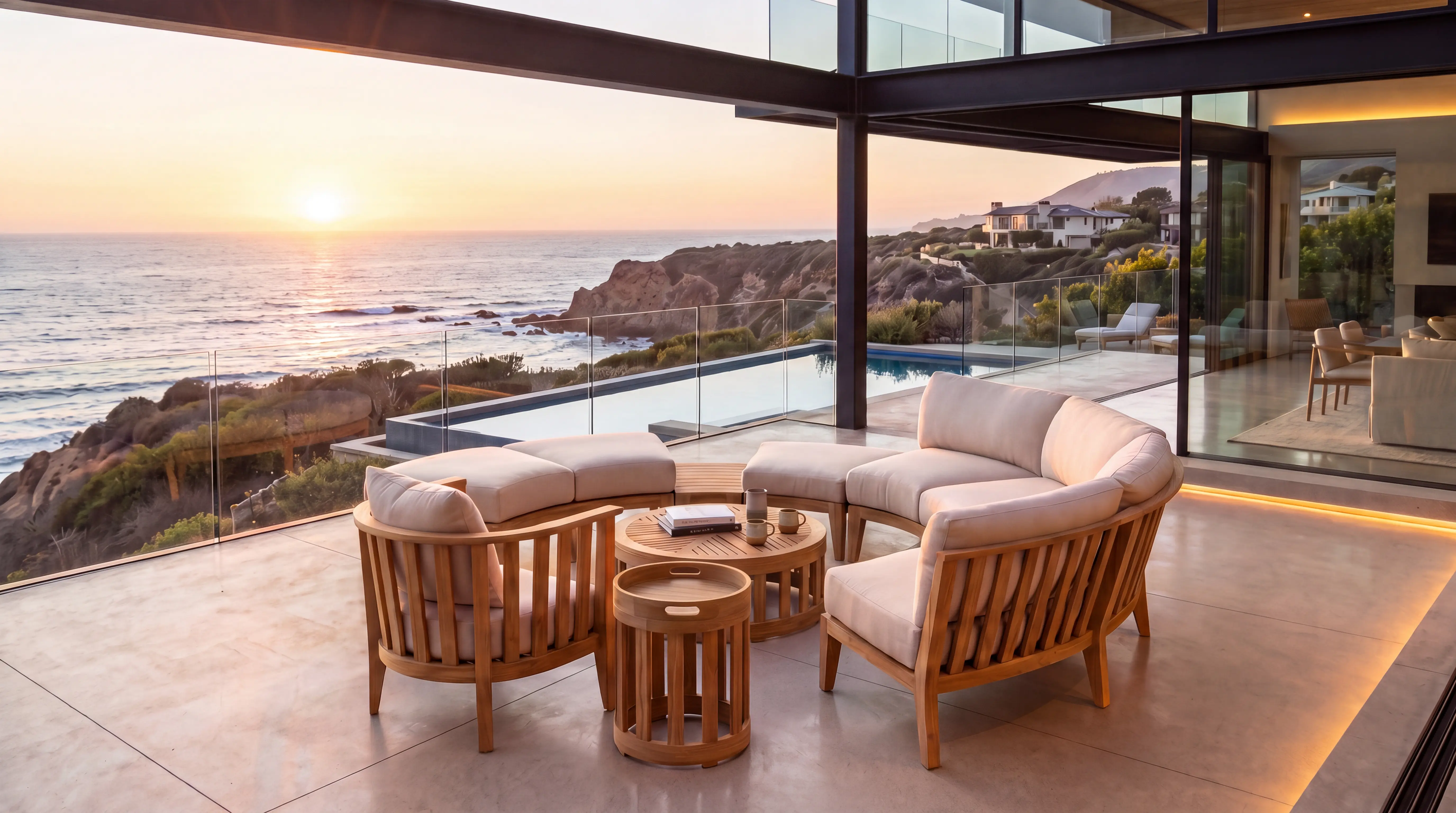 teak patio set