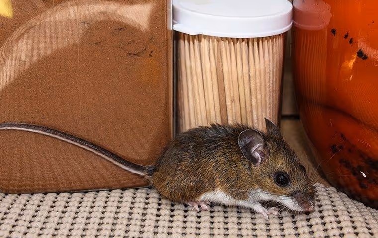 House mouse in a pantry.