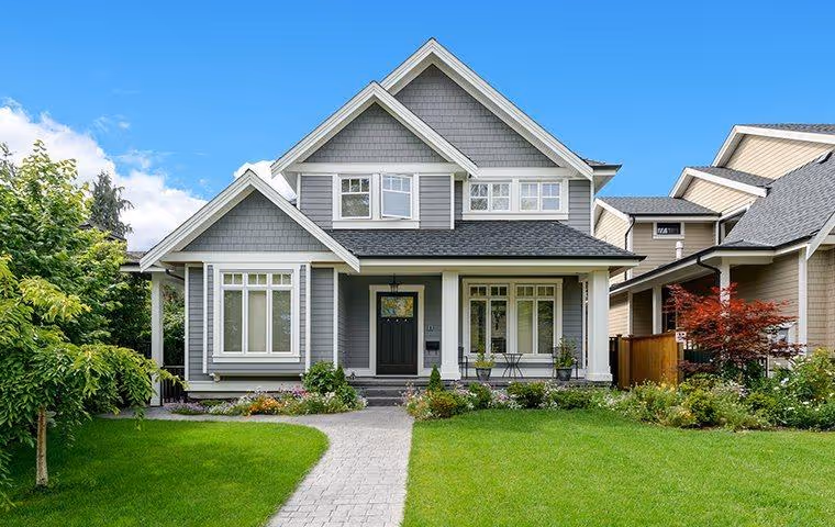 Street view of large home