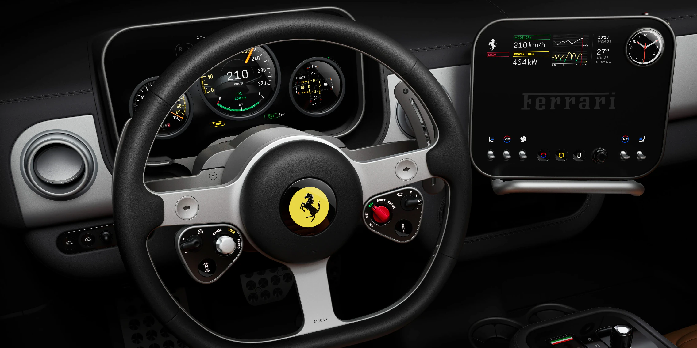 interni ferrari luce