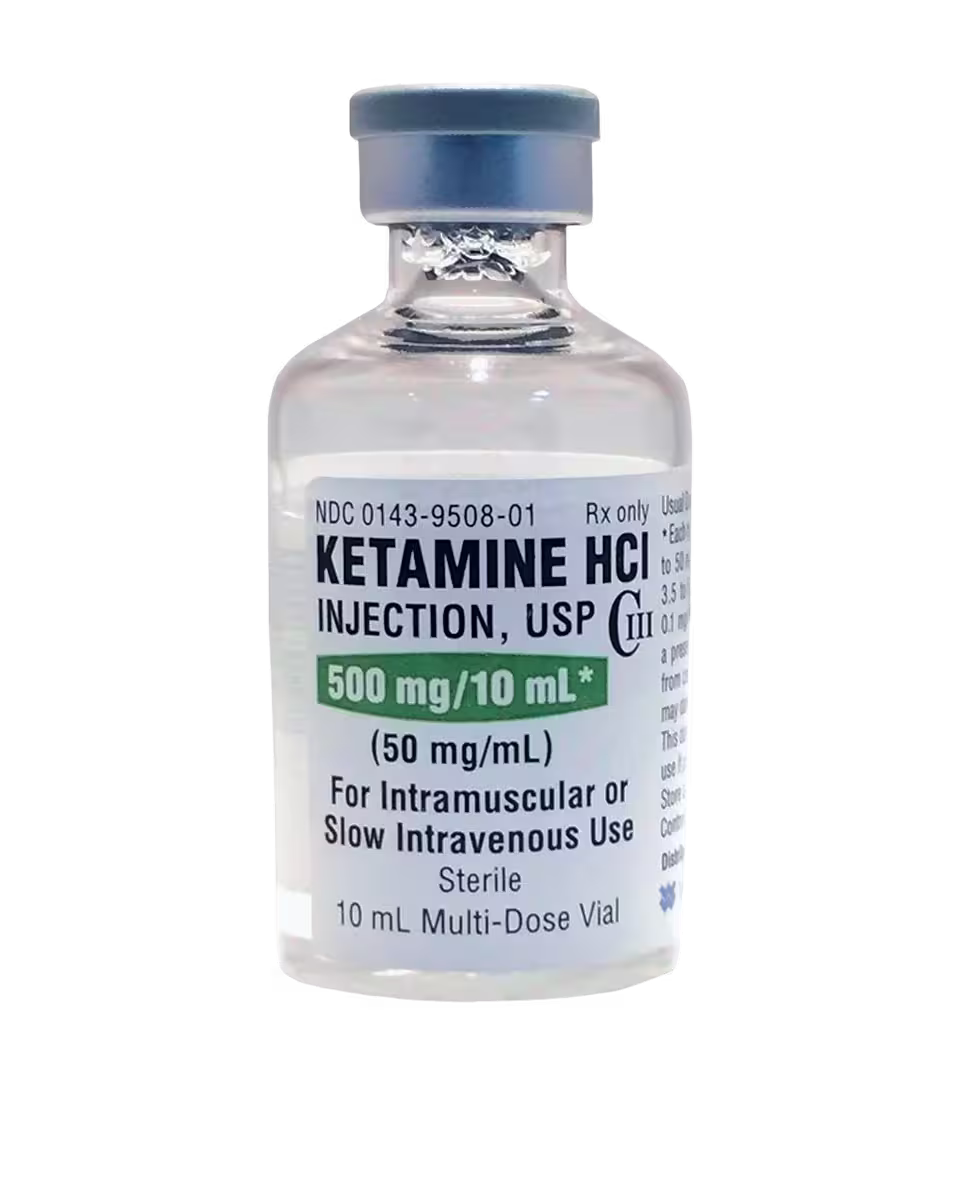 Vial of IV injection.