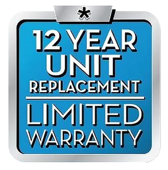 12 Year Unit Replacement Warranty