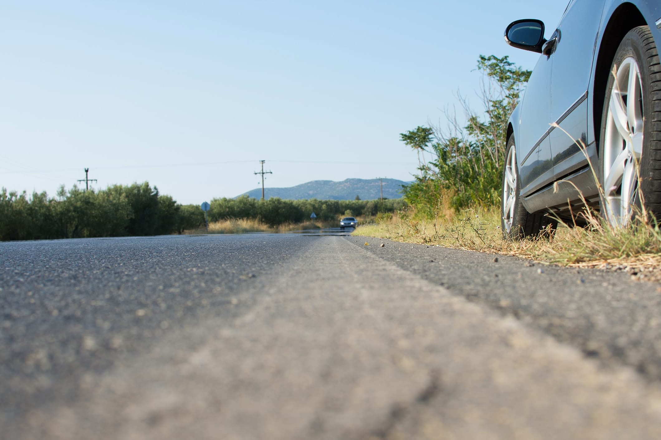 Roadside Assistance Helping A Driver After A Vehicle Breakdown