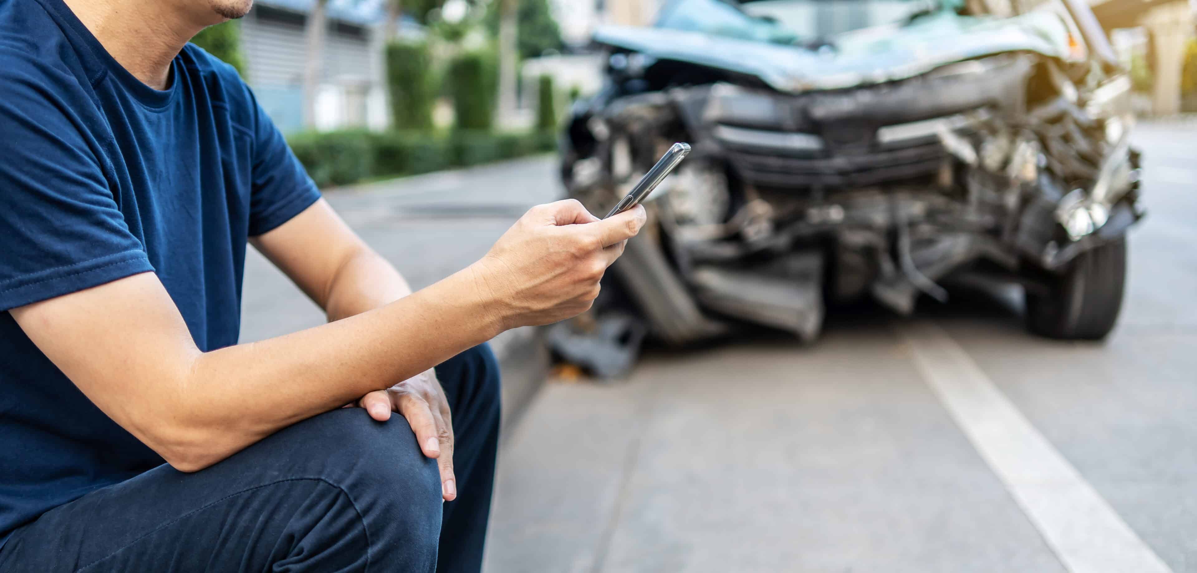 Emergency Towing Service Handling A Vehicle After An Auto Crash