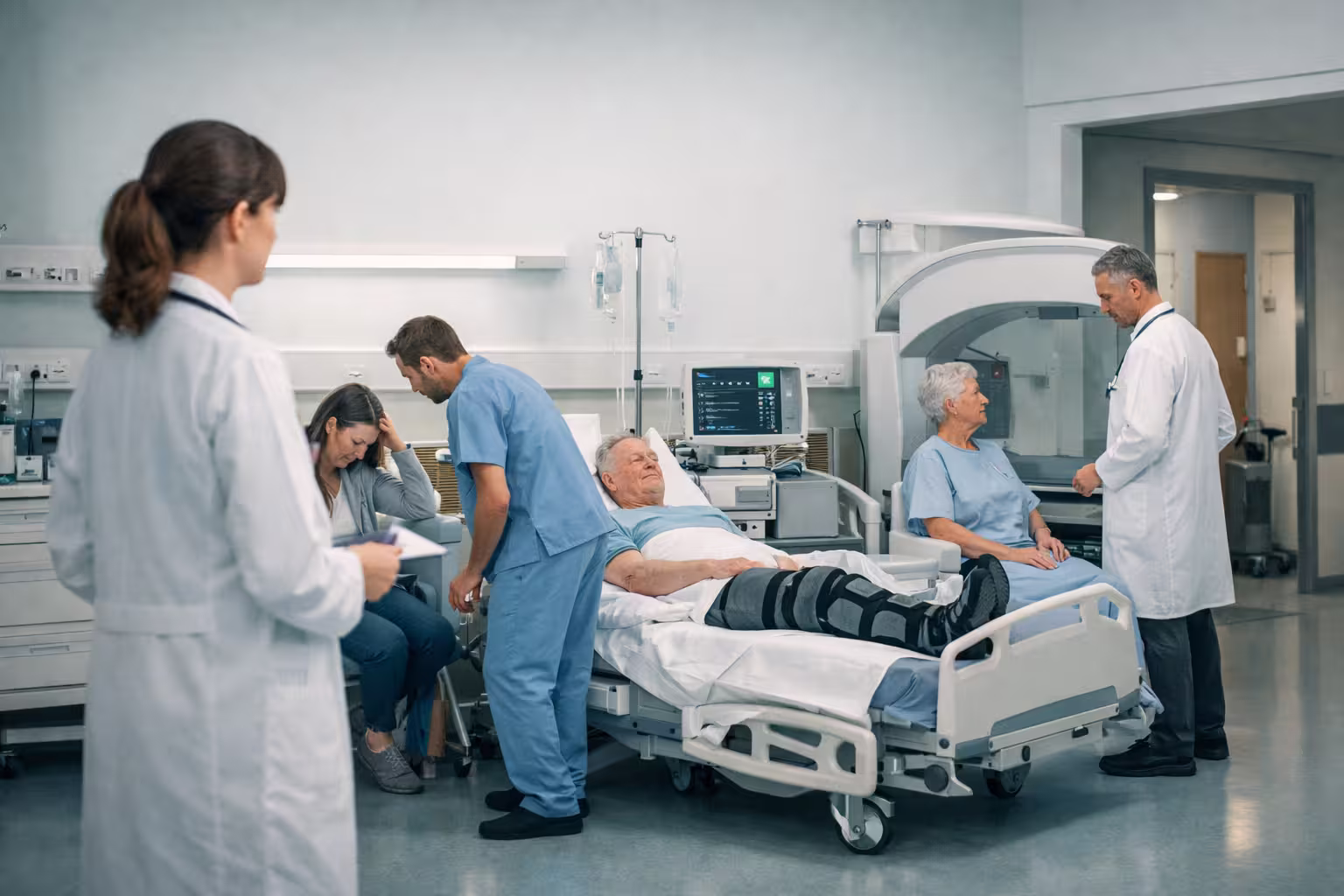 Migraine prevention, bone cyst fracture and bleeding after pelvic radiotherapy