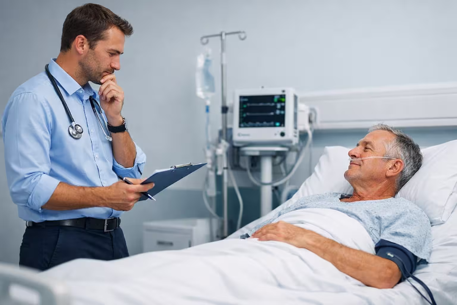 Pulmonary embolism, microbiology calls and sexual assault care