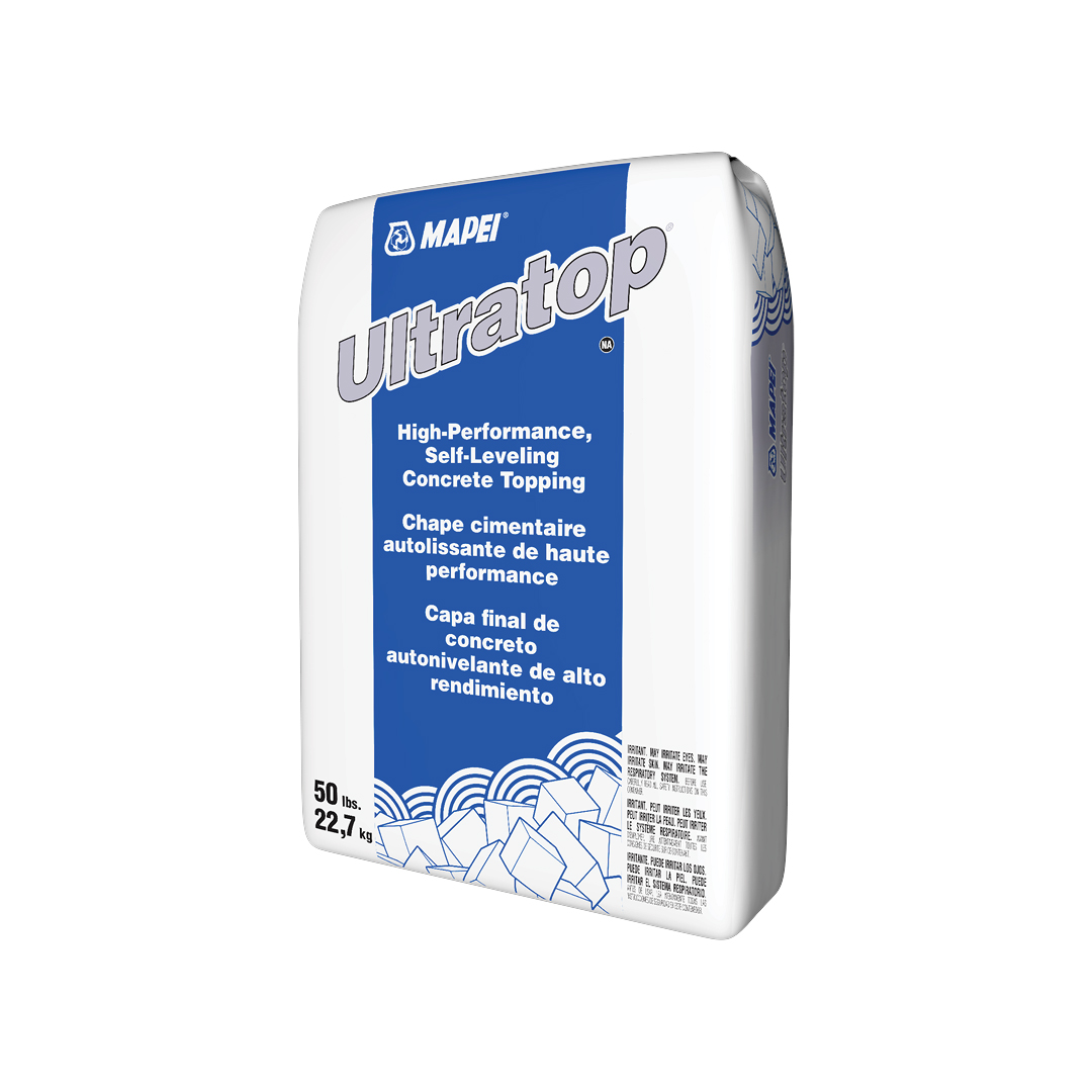 Mapei Ultratop self-leveling concrete topping, 50 lb bag