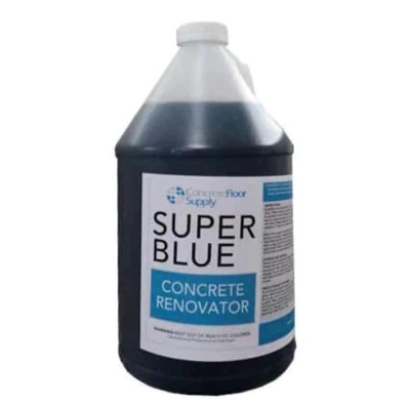 Super Blue Concrete Renovator cleaner, 1-gallon jug