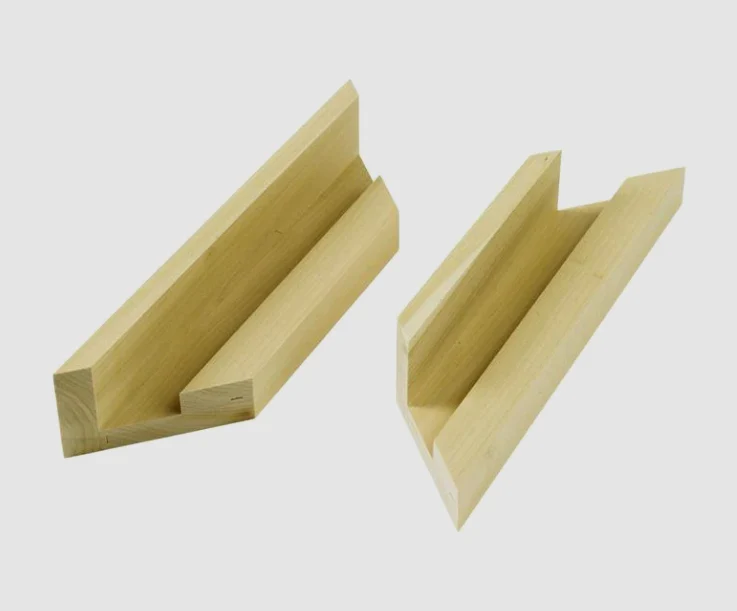 Z Edge Expert Set wooden concrete edging tools, pair