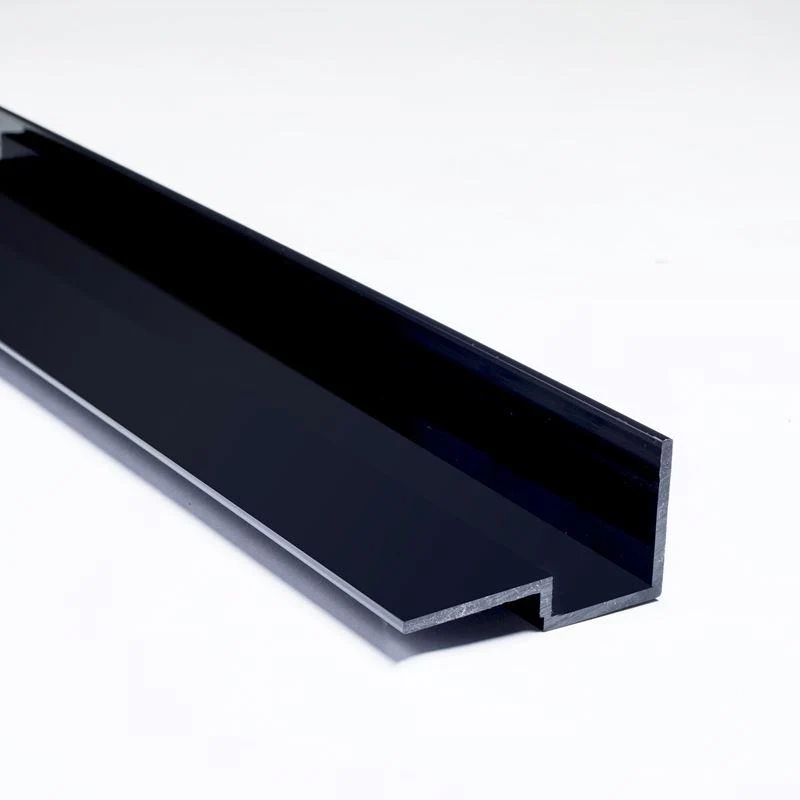 EuroForm Square Edge Countertop Form black extruded profile