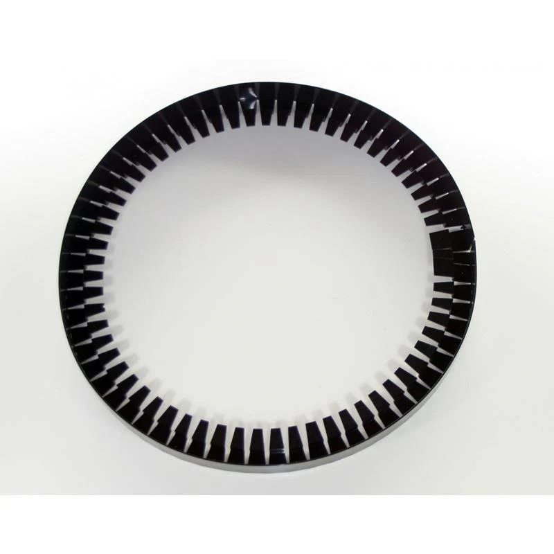 Bendable Square Countertop Form strip bent into a full circle