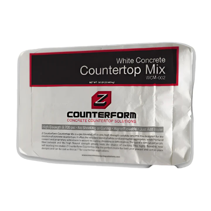 Z Counterform White Concrete Countertop Mix bag