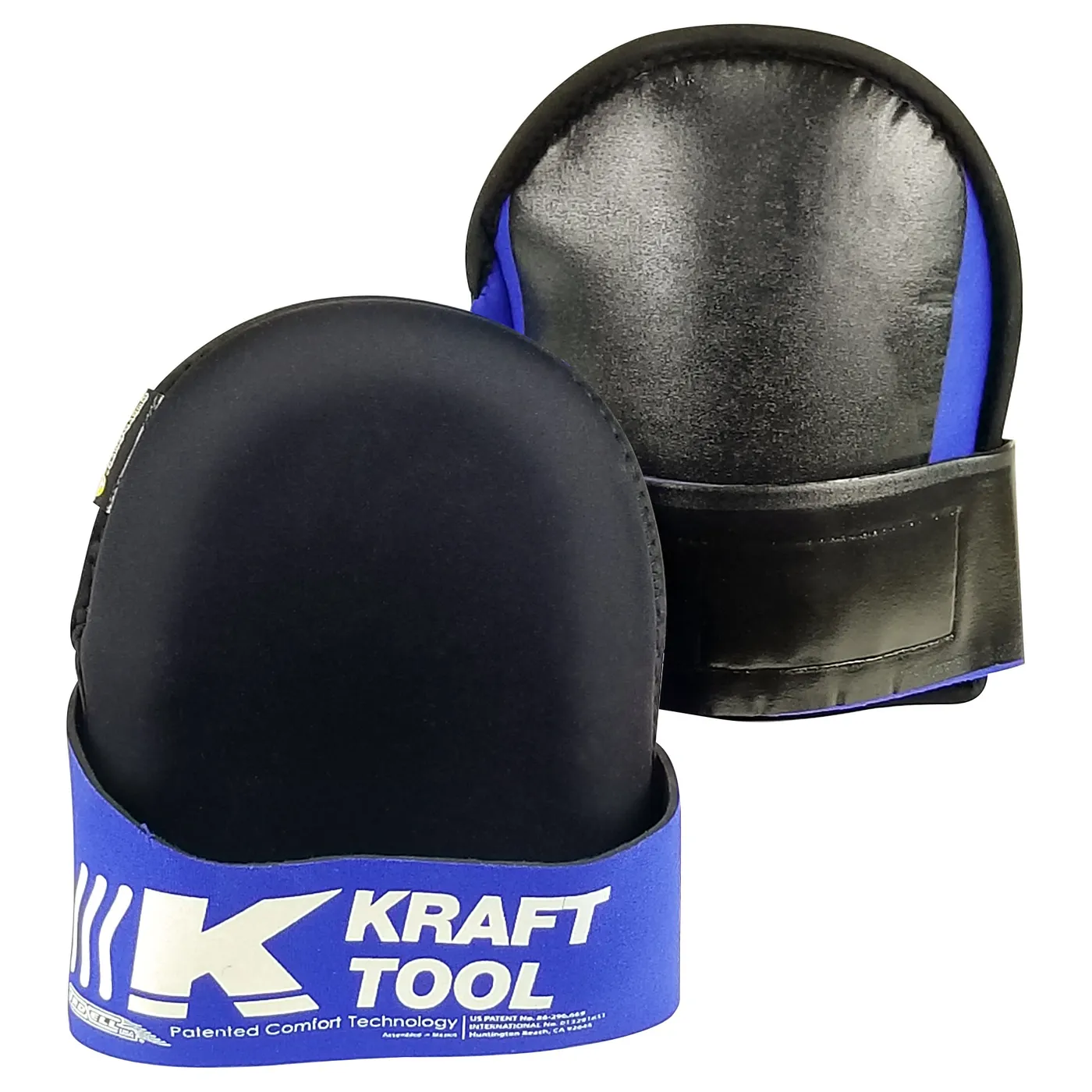 Kraft Tool Super-Soft knee pads with front closure, pair