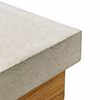 Finished concrete countertop edge cast using the Square Edge form