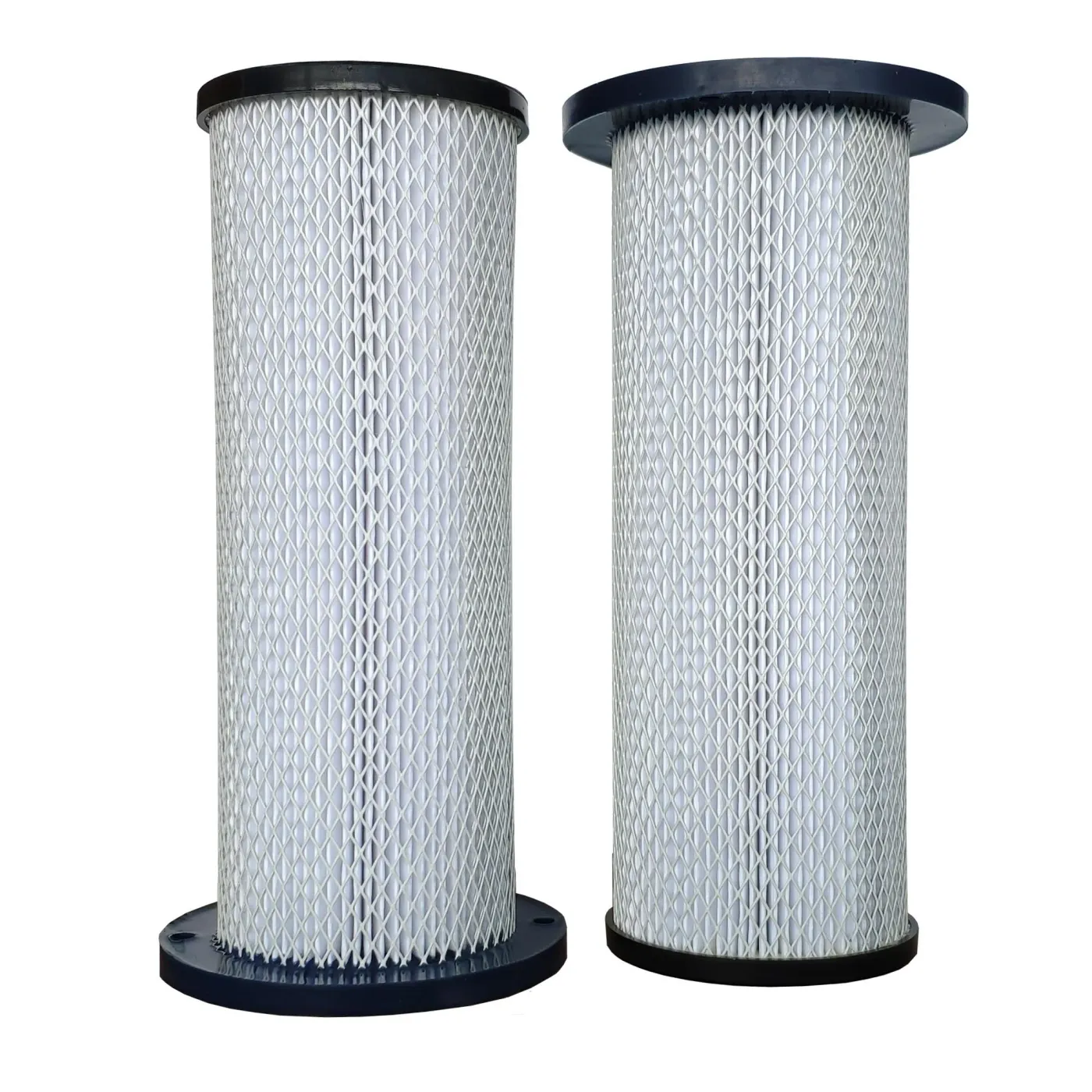 Two HEPA filter cartridges for the Forte F26 dust extractor