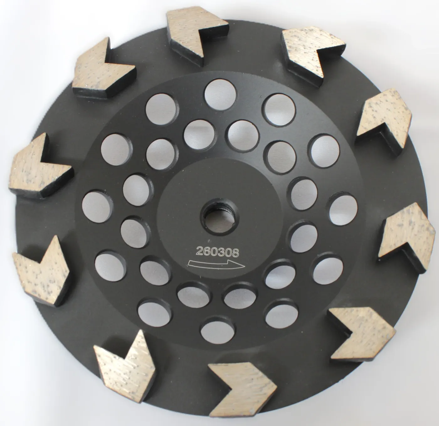Forte black diamond cup wheel with arrow-shaped segments