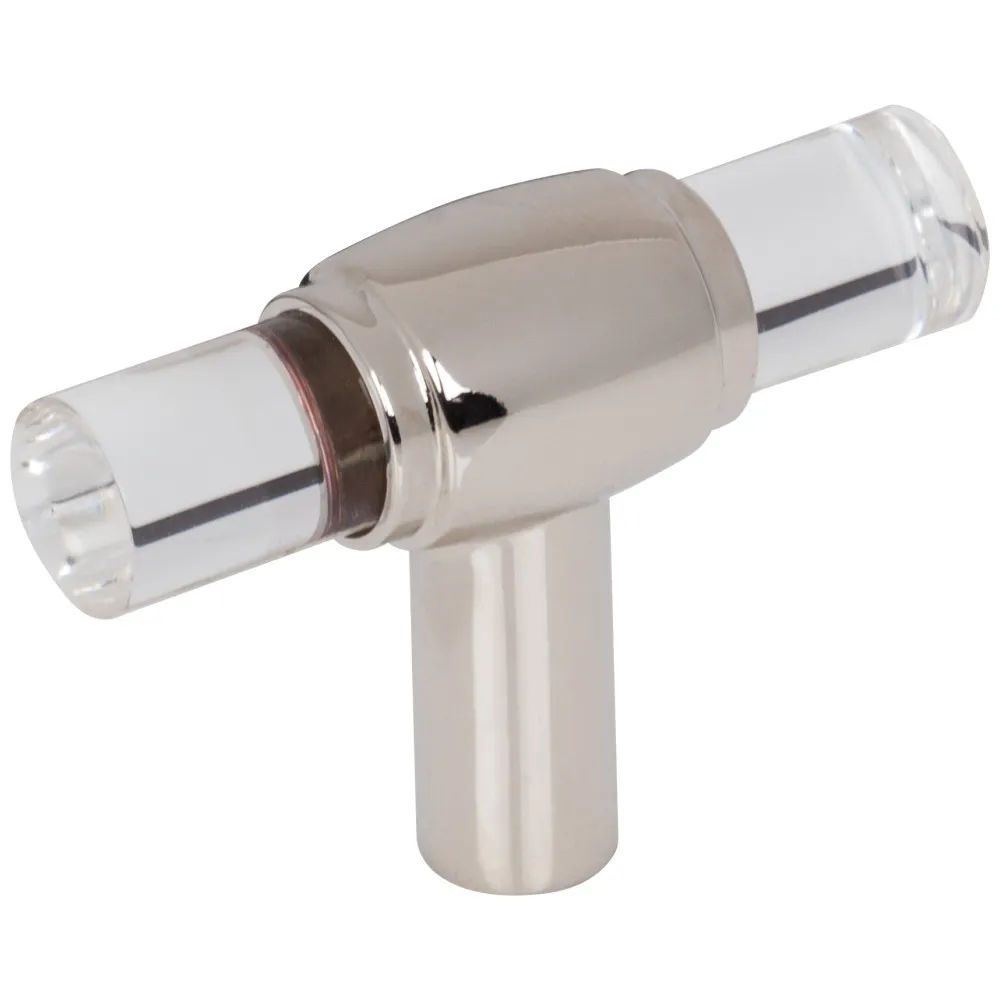Jeffrey Alexander Carmen T-knob in polished nickel