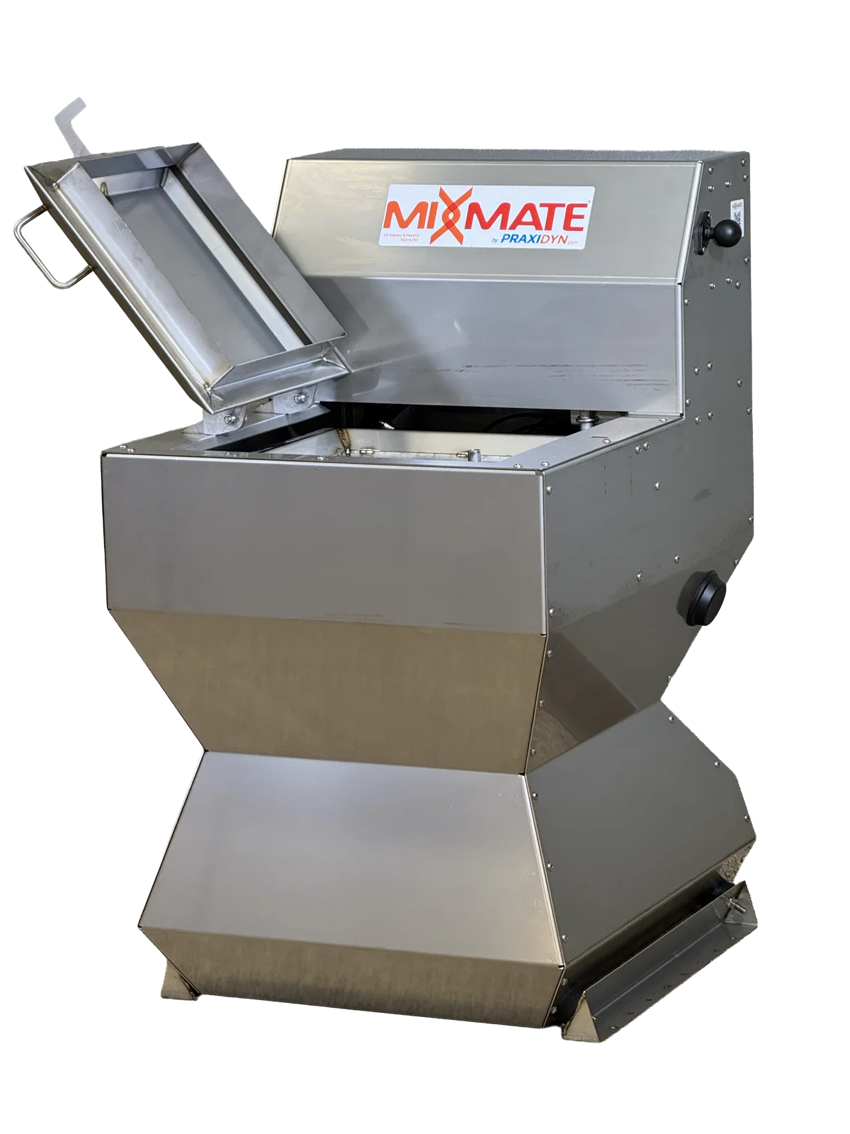 Mixmate Pro Inductor with the hopper lid open