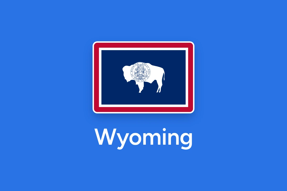 Wyoming state flag