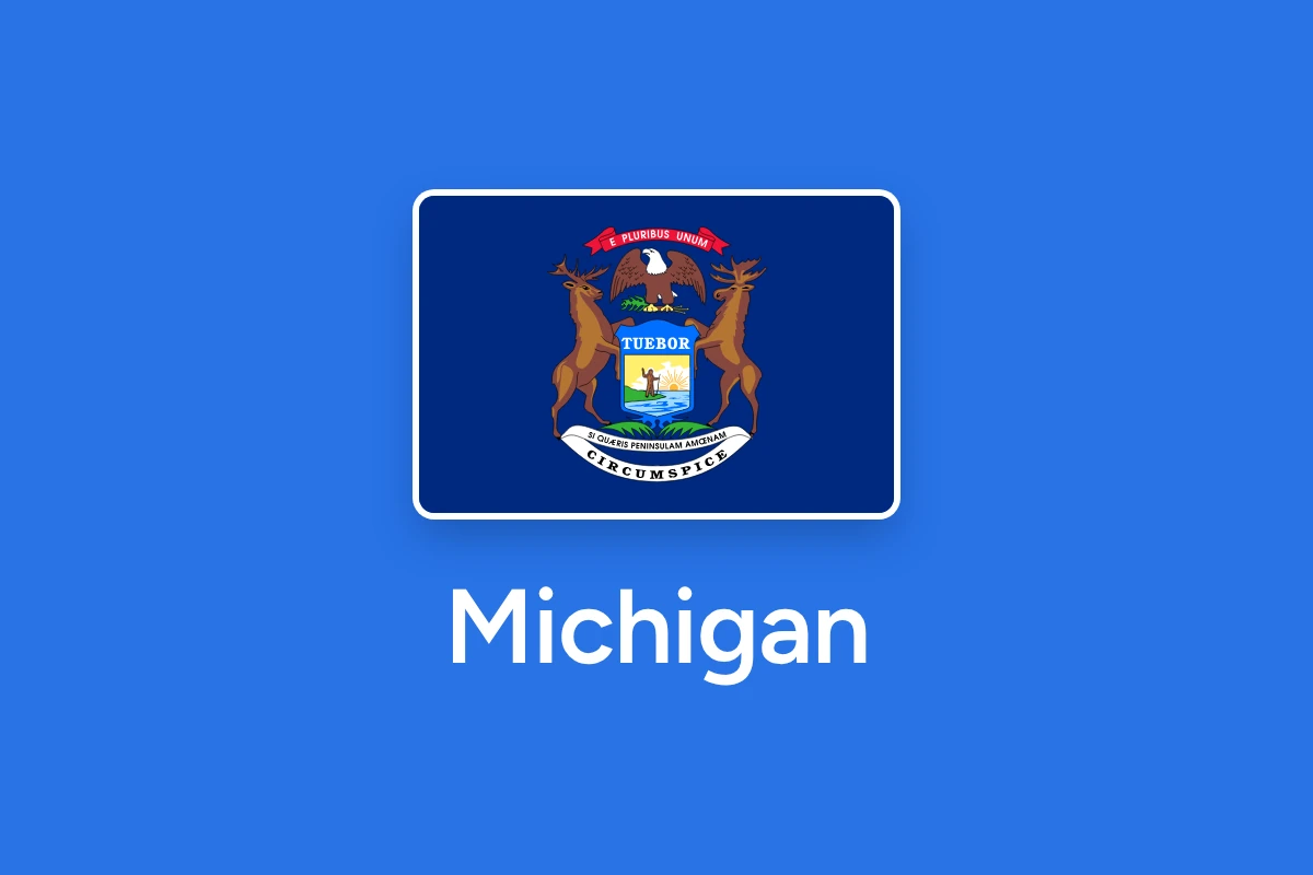 Michigan state flag