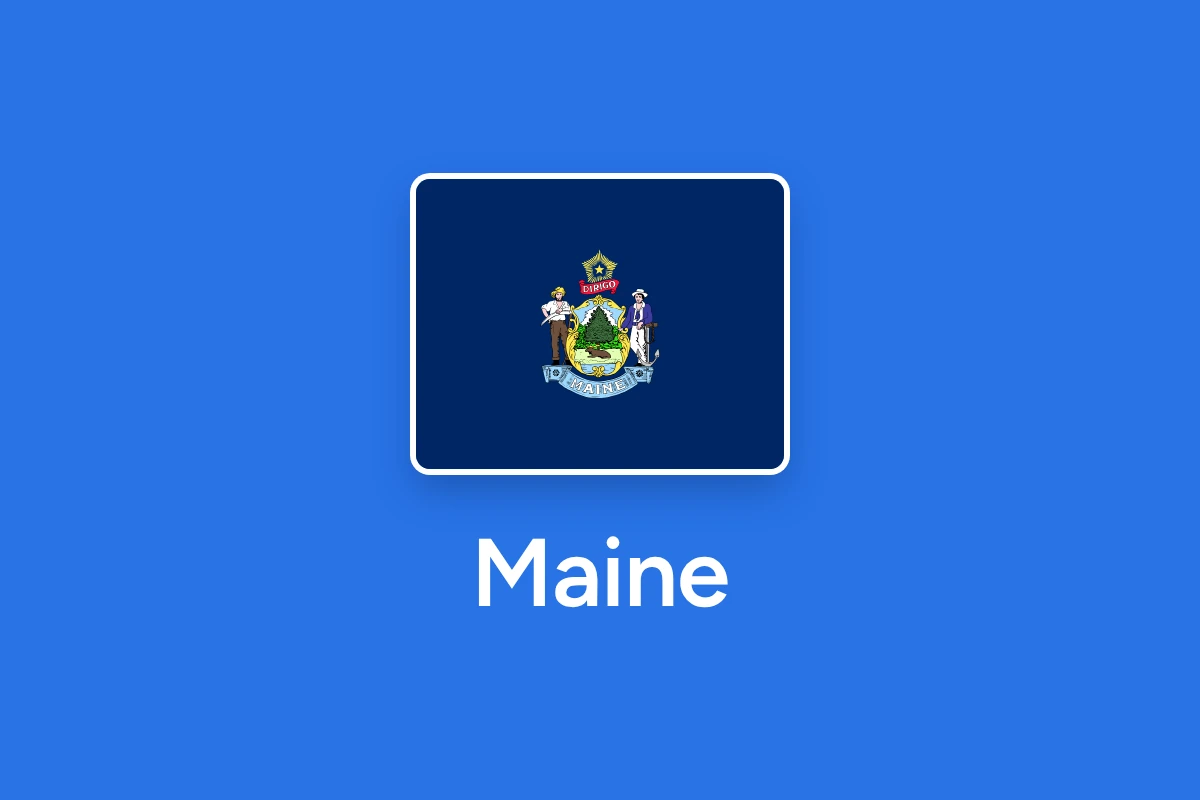 Maine state flag