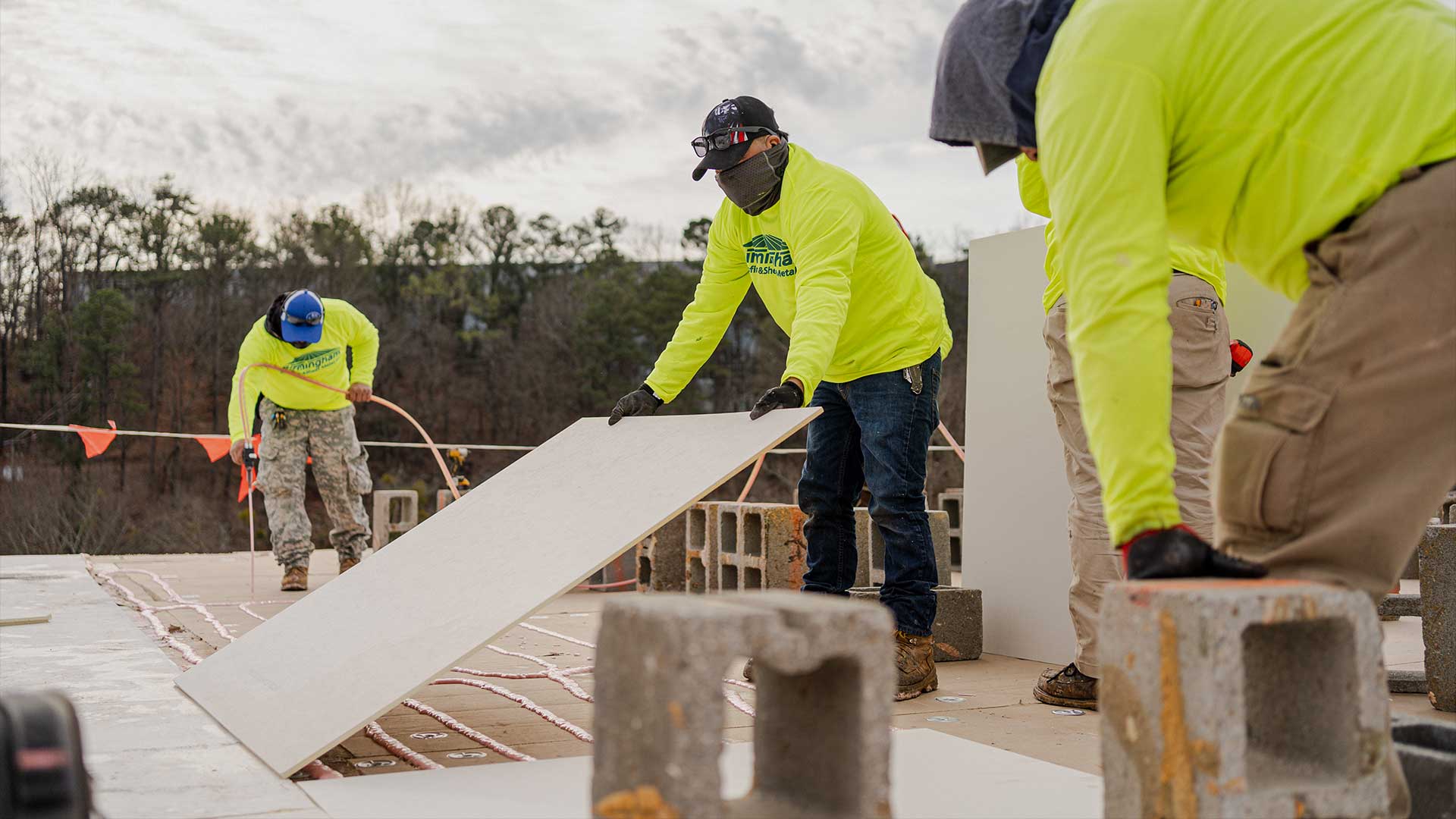 Commercial flat roof replacement