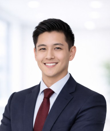 [headshot] image of customer giving a testimonial (for an ai biotech company)